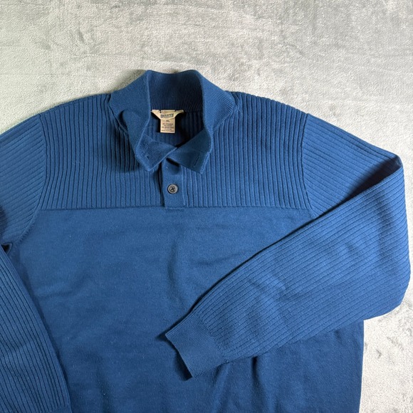 Duluth Trading Merino Wool Blend Button Collar Sweater Pullover XL - Picture 1 of 7
